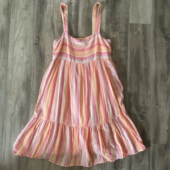Rails Sadie Dress- Azalea Stripe Mini dress size Medium - Picture 2 of 5